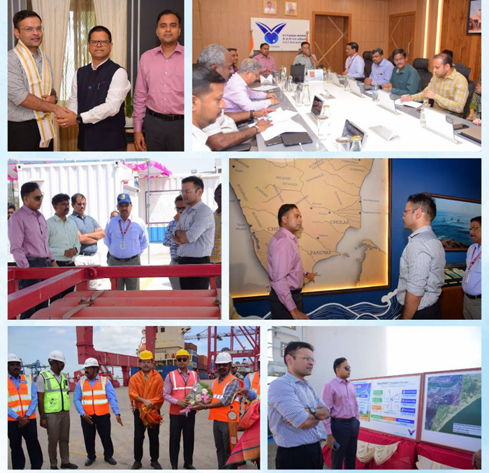 Chidambaranar Port Authority welcomes Director, Ministry of Ports